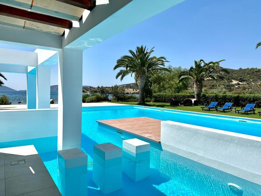 Leblanc Luxurious Beachfront Villa, Gcollectiongr 에르미오니 외부 사진